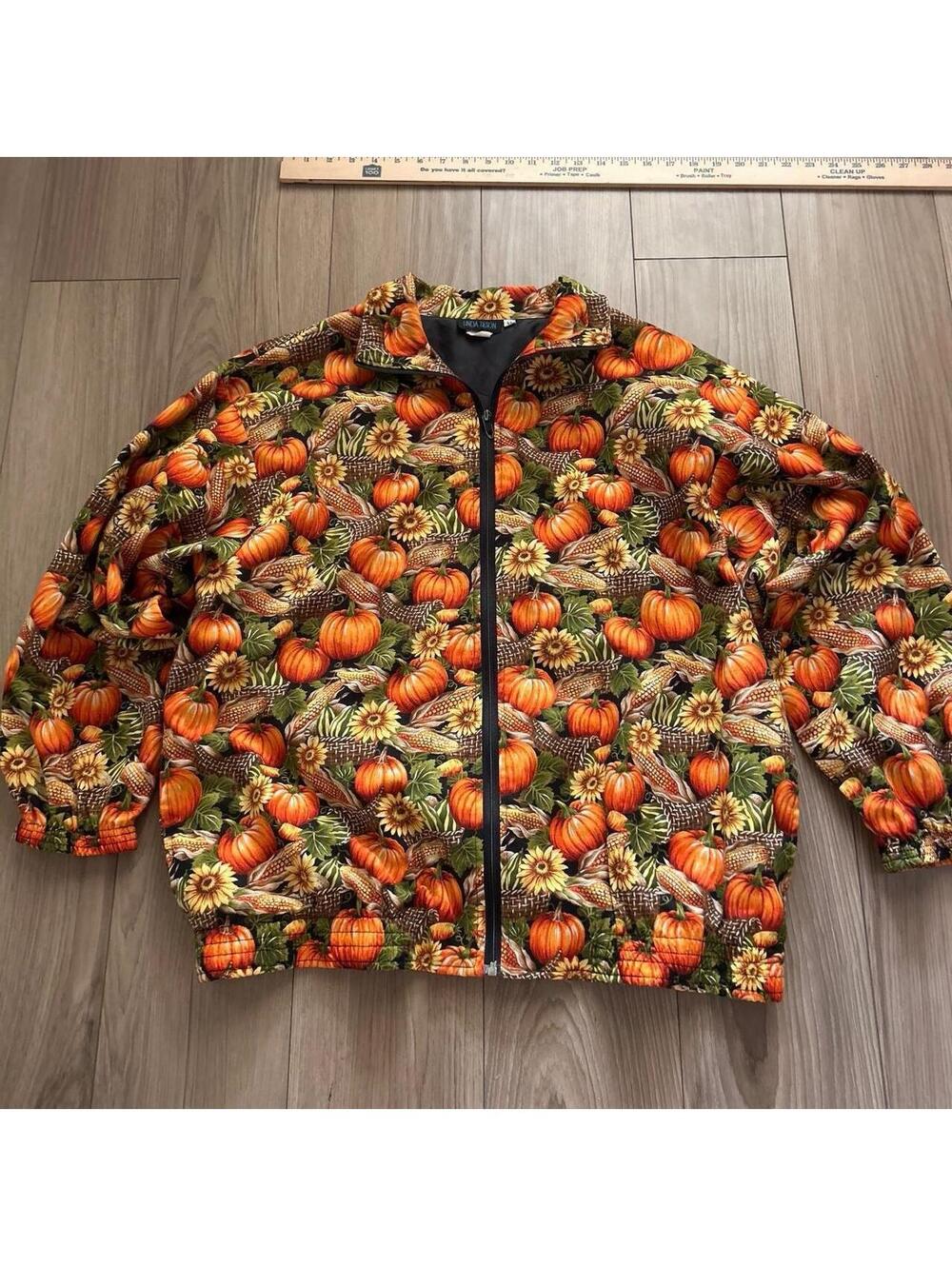 90s WITCHY FALL PUMPKIN JACKET